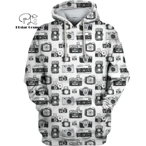 PLstar Cosmos hot sale Photographers many Camera picture 3d hoodies/Sweatshirt Winter autumn long sleeve streetwear-3