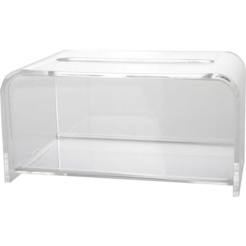 Modern Clear Acrylic Tissue Box, Plastic Napkin Holder, Tissue Dispenser TB007