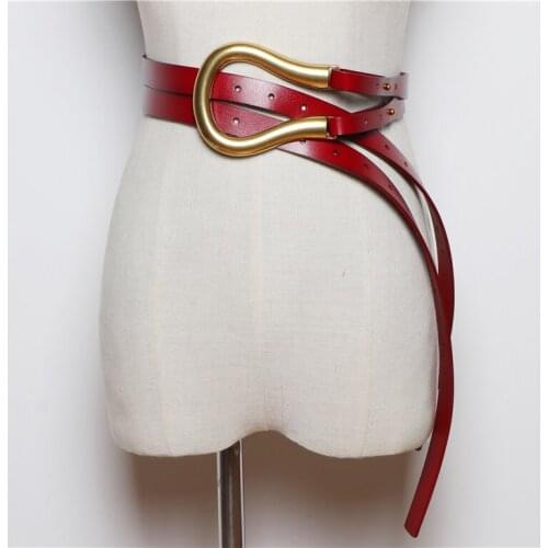 Jeans Women Belt Fashion Design Women Buckle Waist Belts Leather Strap High Quality Cummerbund Waistband for Girl Dress SW232