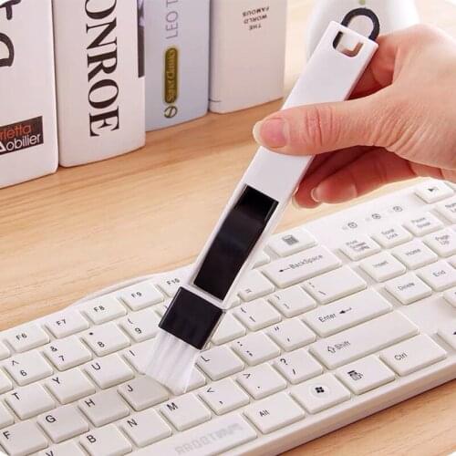 Door and Window Groove Groove Cleaning Brush Groove Small Brush with Dustpan Dead Corner Gap Brush Screen Window Cleaning Tool