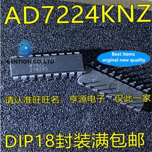 10Pcs AD7224 AD7224KN AD7224KNZ DIP-18 Digital to analog converter in stock 100% new and original