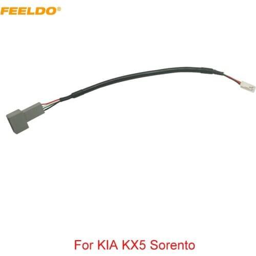 10Pcs Car Audio Input Media Data Wire Original Plug 4P Car AUX Adapter For KIA KX5 Sorento Hyundai Sonata AUX Cable Adapter