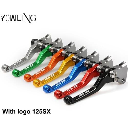 125SX Motocross Dirt bike Pit bike CNC Pivot Foldable Clutch Brake Lever For 125 SX 125SX 2005 2006 2007 2008