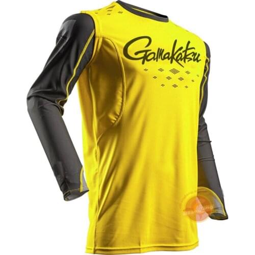 2022 Gamakatsu Professional Hiking Climbing Clothes Fishing Anti UV Anti Mosquit Breathable Quick-drying Homme Fishing Shirt