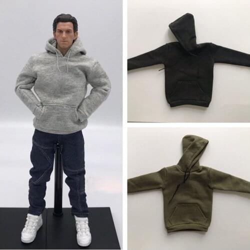 1:6 scale figure doll accessories Sports hooded sweater for 12" action figure doll.not included doll,shoes,pants and other E2831
