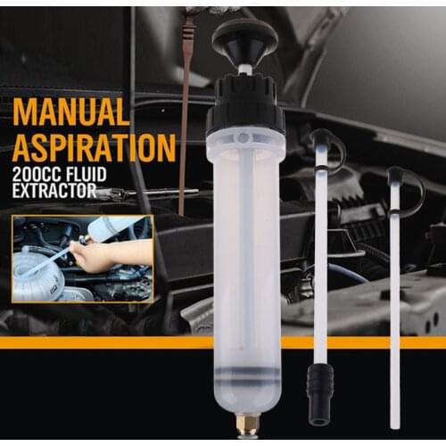 MXLF 200cc Car Oil Fluid Extractor Automotive Filling Syringe Bottle Transfer Fuel Extraction Hand Pump Dispenser