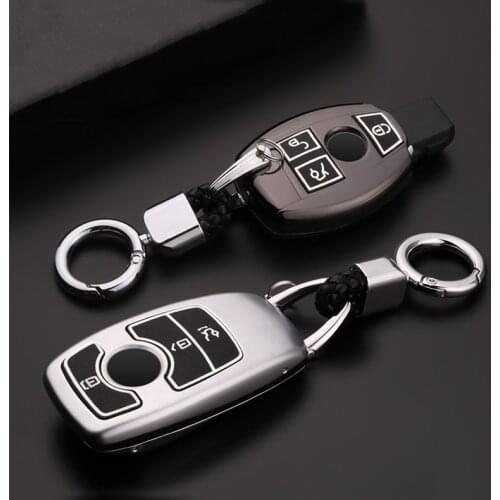 Car Key Case For Mercedes Benz W203 W210 W211 W124 W202 W204 W212 W176 AMG 2017 ESClass W213 2019 2020 Car Accessories Auto Part