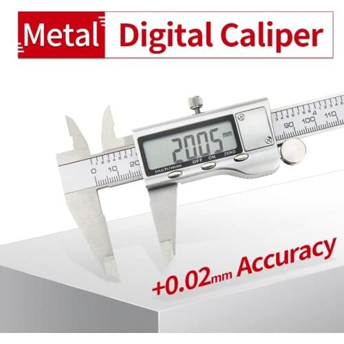 Digital Calipers Metal case 6-Inch 150mm Stainless Steel Electronic Digital Vernier Caliper Metal Micrometer Measuring