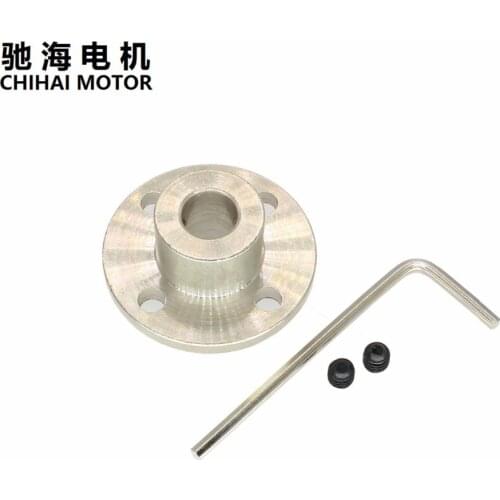 ChiHai Motor High Hardness Metal Flange Shaft Coupling Rigid Flange Coupling Motor Guide Shaft Axis Bearing Fittings DIY Model
