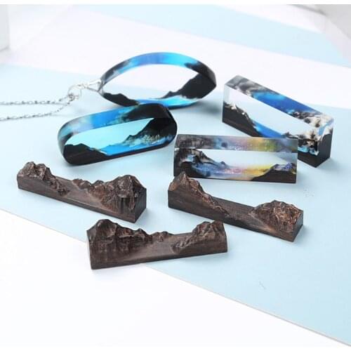 Resin Epoxy Art Craft Sandalwood Natural Unfinished Wood Pendant Jewelry Making