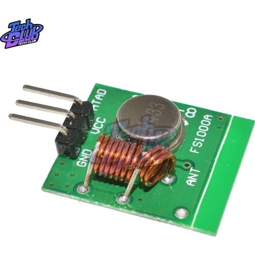 433Mhz RF Wireless Transmitter Module and Receiver Kit 5V DC 433MHZ Wireless Remote Control for Arduino Raspberry Pi /ARM/MCU WL