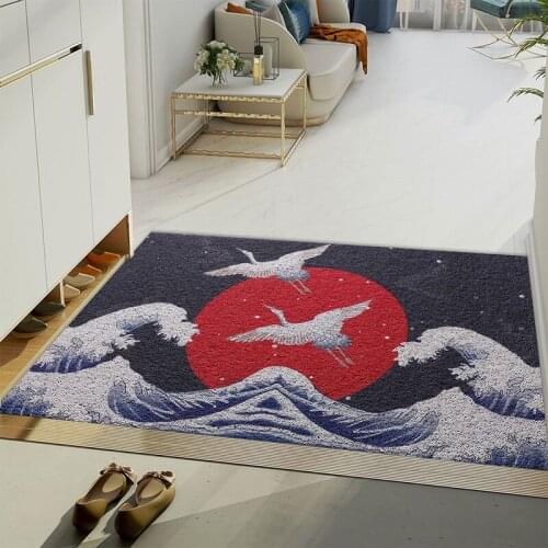 New Chinese Style Door Mat Carpet Entrance Doormat Anti-slip Mat Home Mat Carpet Living Room Mat Bath Mat Can Be Cut Kitchen Mat