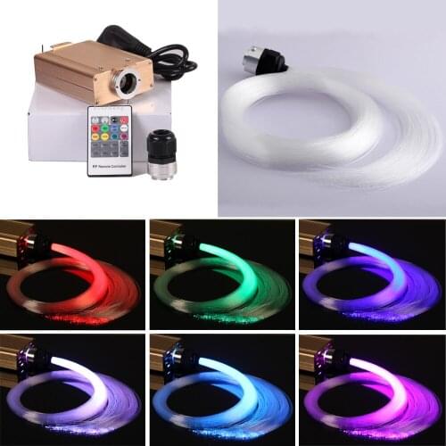 Colorful glass fiber optics illumination star sky ceiling decorative light stick kit