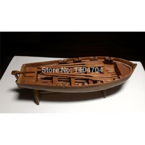 NIDALE model Free shipping Laser-cut model Precise assembly Wooden boat suite Italy General lifeboat Wooden dinghy