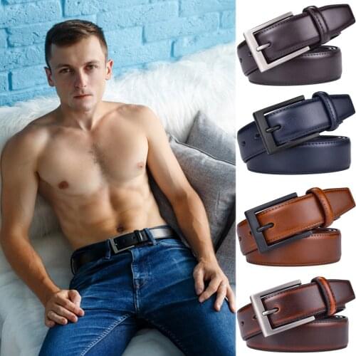 Mens Genuine Leather Dress Belt Handmade Fashion & Classic Designs for Work Business and Casual