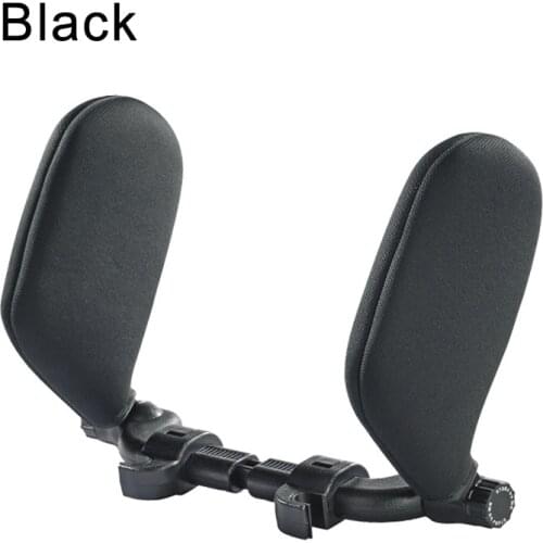 Car Seat Headrest Neck Support Pillow Car Sleep Cushion Side Head Support High Elastic Nylon Telescopic Support For Kids