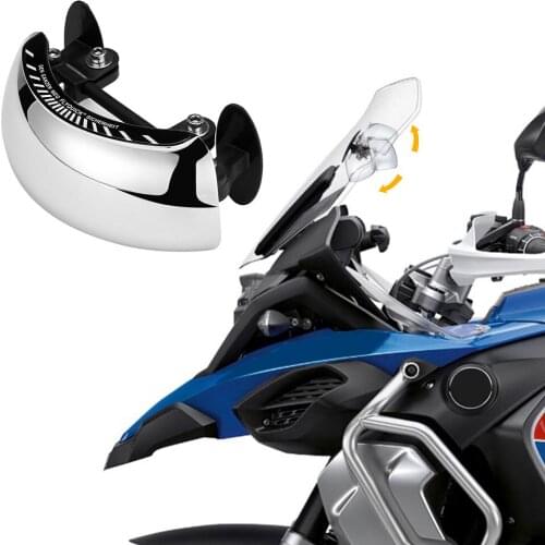 Aluminum Alloy Shockproof Motorcycle Rearview Mirror 180 Degree Adjustable Safety Wide Visibility Blind Spot Mirror for Dirt