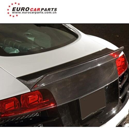R8 LB style carbon finber rear wing fit for R8 carbon rear spoiler