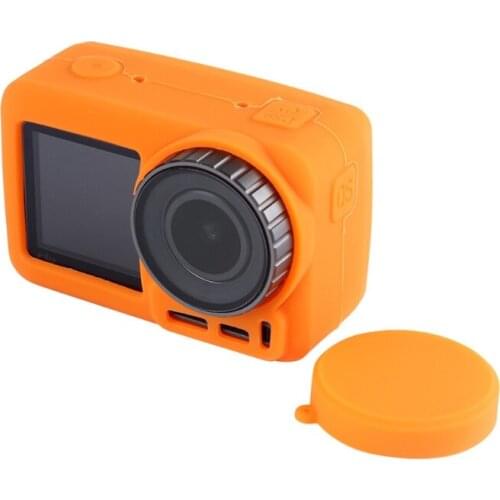 Compatible with Osmo-Action Silicone Protective Cover Lens Protector Multicolor B03C