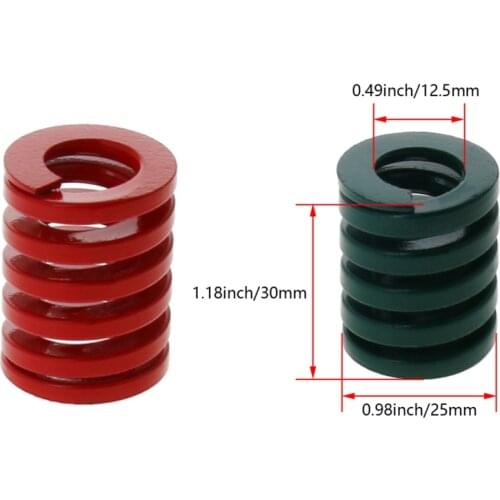 Light Load Mould Die Springs Spiral Stamping Spring Compression Mould Spring OD 8/10/12/20/25mm ID 4-12.5mm Length 20-125mm