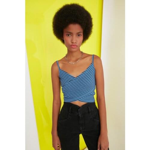 Блузки в полоску Trendyol China At AliExpress