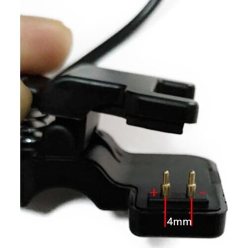 TW64 68 USB Charging Cable Charger Clip For Smart Watch Universal 2/3 Pins Space 4/5.5/6MM Mobile Phone Chargers Accessories