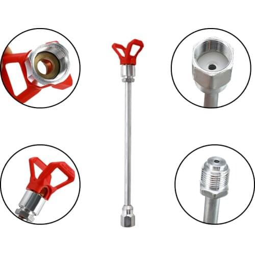 20/30/50cm Sprayer Extension Rod Airless Paint Spray Gun Tip Extension Pole Rod Aluminum Alloy Tool For Spraying Machine