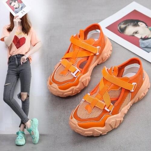 2020 new spring thick bottom muffin single shoes solid color old shoes women tide students wild casual sports shoes Z644