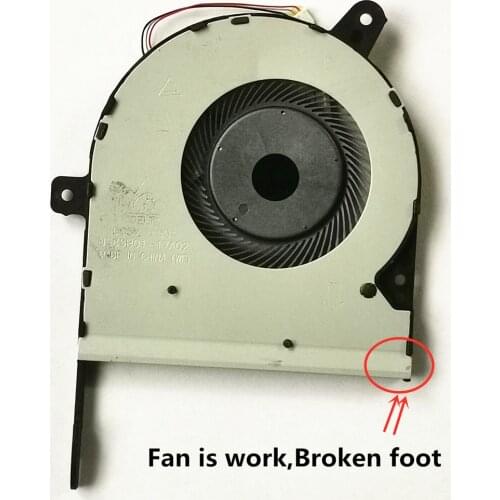 100% Original Laptop/Notebook CPU Cooling Fan For ASUS X510 X510UQ X505 X505BA x505BP X501UQ X505B NS85B01-17A02