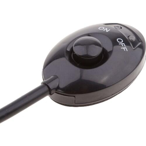 12V 3A Car LED Light Bar Chassis Driving Brake Lamp Push Switch Control