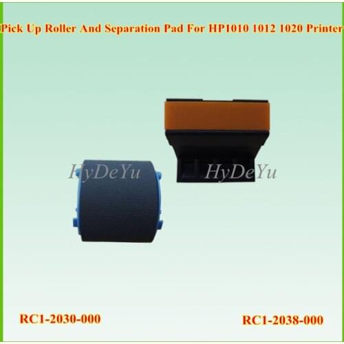 2sets RC1-2050-000 RC1-2030-000 PickUp Roller + RC1-2038-000 Separation Pad for HP 1010 1012 1015 1020 3015 3020 3030 Printer