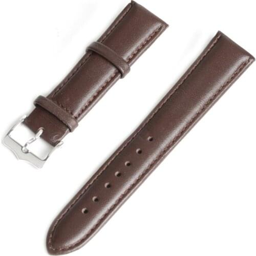 20mm Brand New Watch Band Genuine Leather Replacement Strap Watchband Coffee color Watchbands horlogeband bande de montre