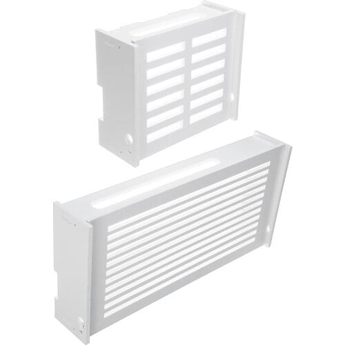 Wireless Wifi Router Storage Box Wood Plastic Panel Shelf Wall Hanging Plug Board Bracket Cable Storage Organizer Home Decor