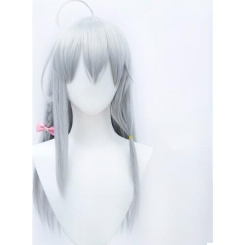 「HSIU Brand」Anime Wandering Witch: The Journey Of Elaina cosplay Elaina wig Free hair accessories Fiber synthetic wig
