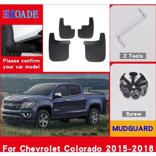 Car Fender Mud Flaps For ChevroletColorado 2015-2018 Mudguards Splash Guards Fender Mudflaps Car Fender Accessories Car Fender