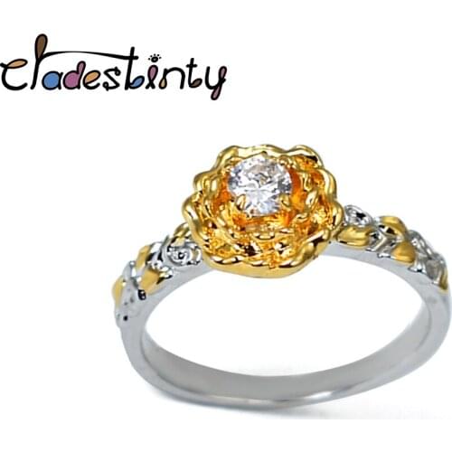 Chadestinty Rings With Cubic Zirkonia For Women