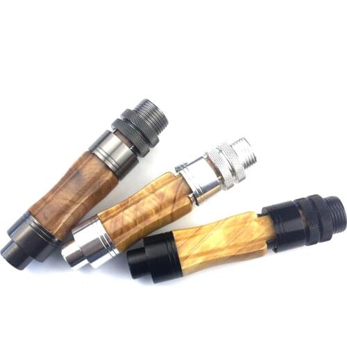 Burl wood reel seat fishing rod reel seat - Fishing Rod building DIY fishing rod Repair reel seat