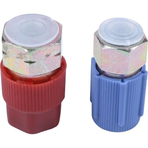 Retrofit 7/16 to 3/8 Conversion Adapter R12 to R134a High/Low AC Fitting