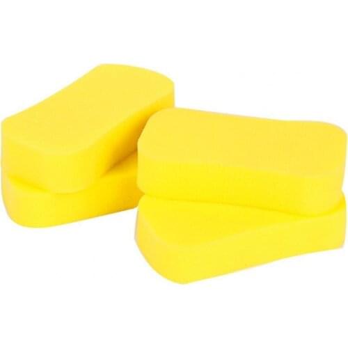 60% Hot Sale 2Pcs High Quality Car Cleaning Sponge 8 Shape Multifunctional Soft Yellow Auto Glass Washing Cleaner Tool for Home