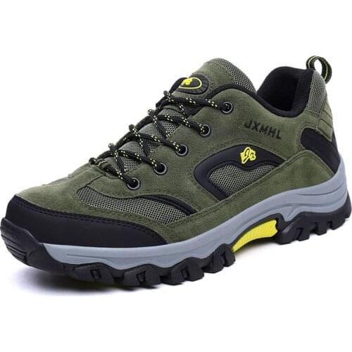 Hot Men Comfortable Non-Slip Hiking Shoes Leisure outdoor Sneakers Men Breathable trekking tactical shoesNon-slip comfortable
