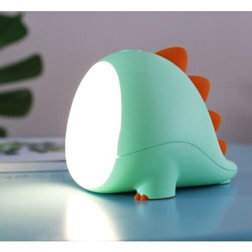 Little Dinosaur Night Lights Baby Kids Night Lamp Dimming Changeable USB Charge LED Lighting Fixtures for Bed Bedside Desk Lamp