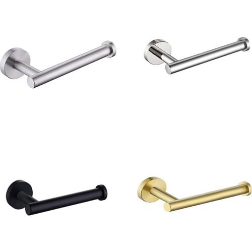 Brushed Gold /Black/ Brushed Toilet Paper Holder WC Paper Holder Waterproof Toilet Paper Holder for Bathroom Accessories Set