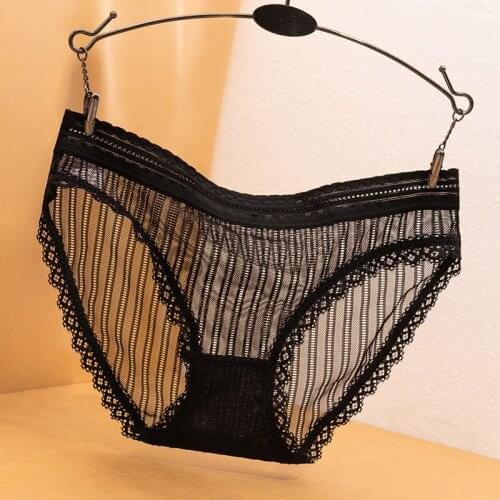 Fashion Solid Color Knickers Girls Cotton Panties Woman Sexy Lace Briefs Bow Underpants Set Underwear