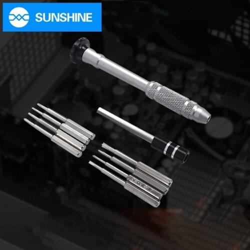 Open Repair Hand Tools Set 10 In 1 Mini Screwdriver Kit For iPhone Cellphone Camera Watch Tablet PC With Extended Rod