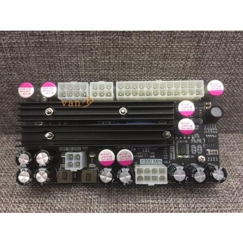 New version of pico-box x3-atx wide voltage 16-24 V 300W digital dc-atx power supply SFX in 2018