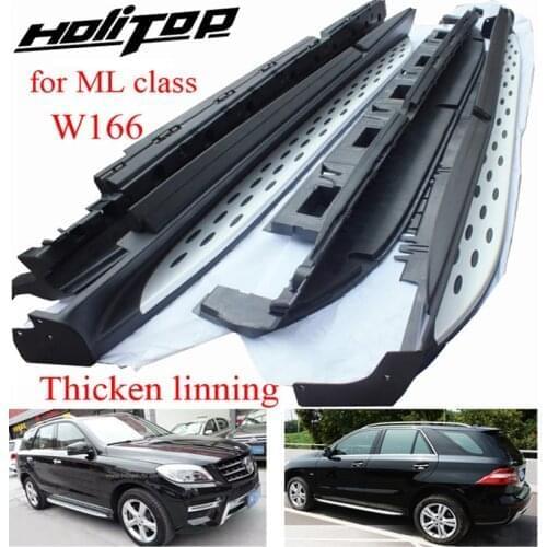 OE model side step bar running board for ML ML350 ML450 W166 2012-2015 year only,ISO9001 supplier, free shipping to Asia