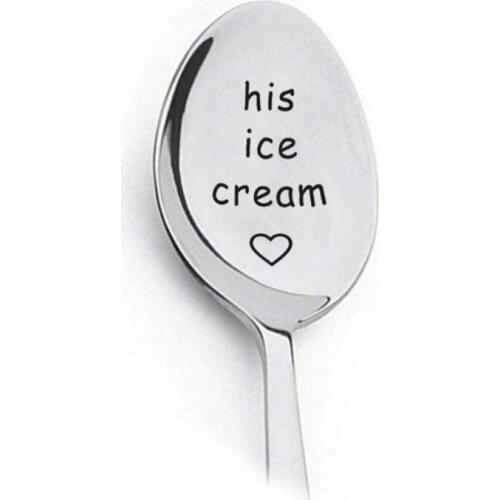 Oeinin Simple Keychain Man His Ice Cream Key Holder Bags Unisex Letter Color Zinc Alloy Key Chain Pendant Accessories Porte Clef