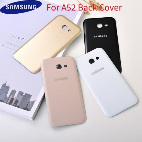 100% Original Samsung A5 2017 A520 A520F Back Battery Cover Case 3D Glass Rear Housing Back Cover Replacement for Galaxy A5 case