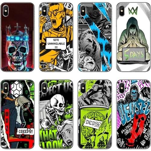 Watch Dogs 2 Dedsec Transparent Phone Case For iPhone 12 11 Pro Max Mini XS Max XR X 8 7 Plus 6 6S Plus 5 5S SE 2020