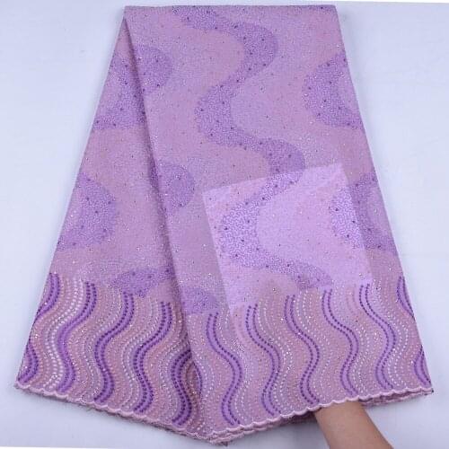 Swiss Voile Lace Fabric High Quality With Stones Swiss Voile Lace In Switzerland African Cotton Lace Fabric For Man Women 1662